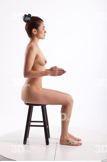 Sitting photo references of nude Molly