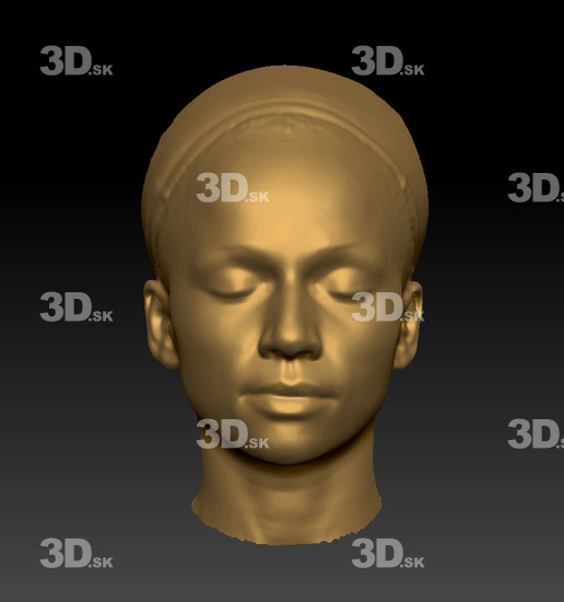 Woman 3D Artec Heads