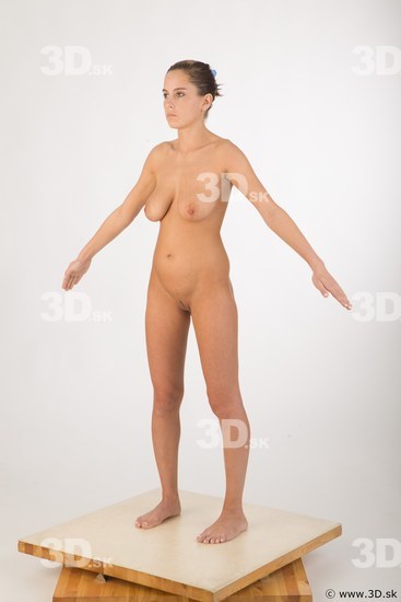 Whole Body Woman Nude Studio photo references