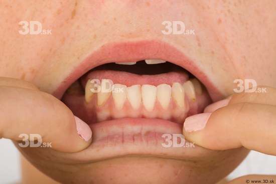 Teeth Woman Studio photo references