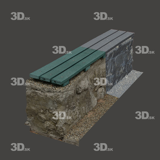 3D Scan of Bench