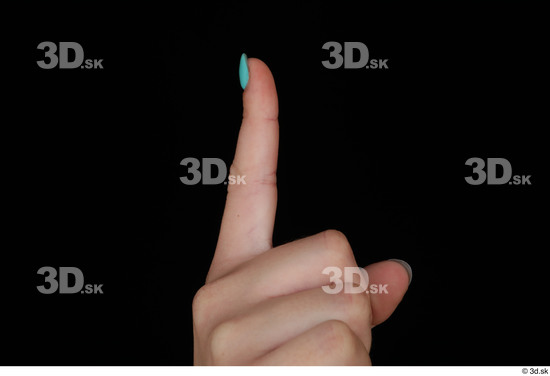 Fingers Woman Slim Studio photo references