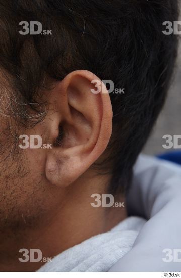 Ear Man White Casual Slim Street photo references