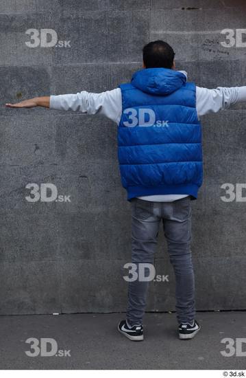 Whole Body Man T poses White Casual Slim Street photo references