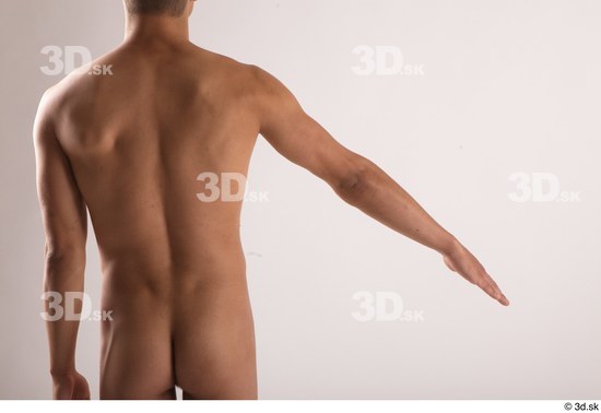 Arm Man White Nude Slim Studio photo references