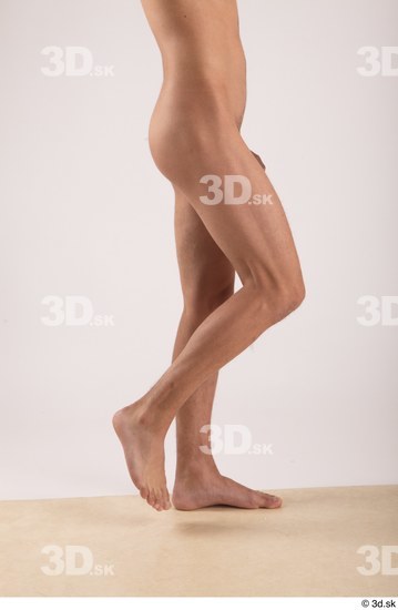 Leg Man White Nude Slim Studio photo references