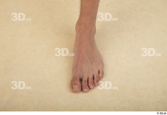 Foot Man White Nude Slim Studio photo references