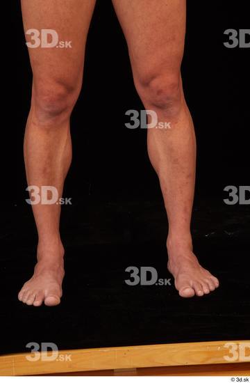 Calf Leg Man White Nude Slim Studio photo references