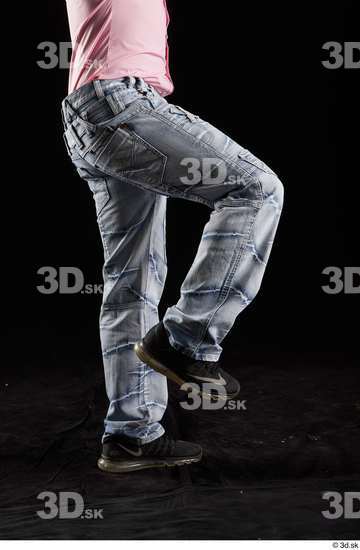 Leg Man White Slim Studio photo references