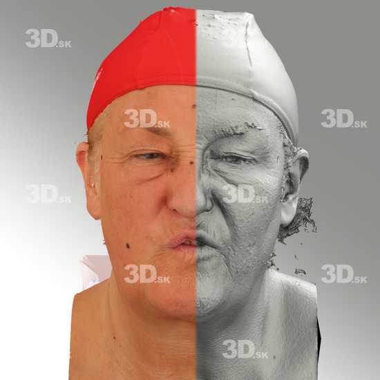 Head Woman 3D Scans