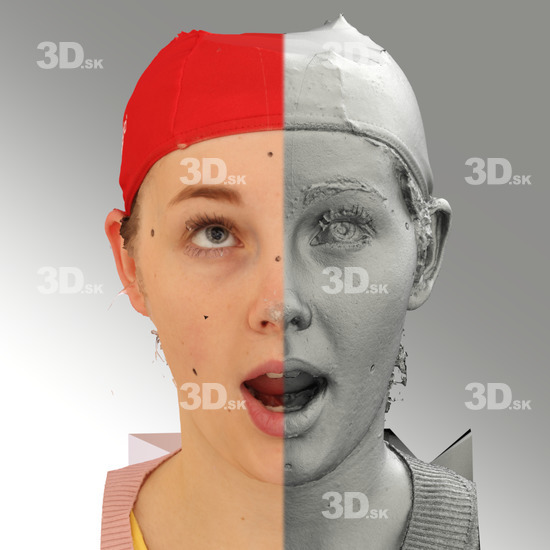 Head Woman 3D Scans