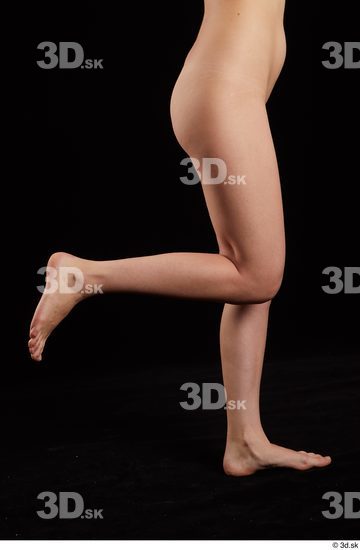 Woman White Slim Female Studio Poses