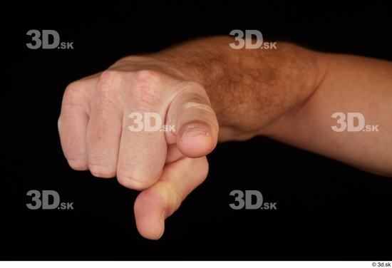 Fingers Man White Muscular Studio photo references