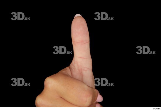 Fingers Woman White Slim Studio photo references