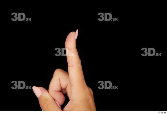 Fingers Woman White Slim Studio photo references