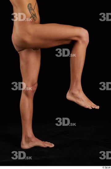 Leg Man White Nude Athletic Studio photo references