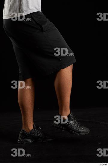 Leg Man Black Average Studio photo references