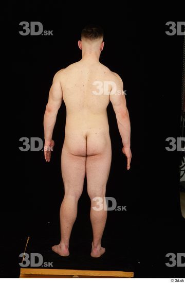 Whole Body Man White Nude Average Standing Studio photo references