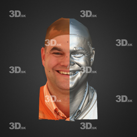 Head Emotions Man White 3D Phonemes And Emotions