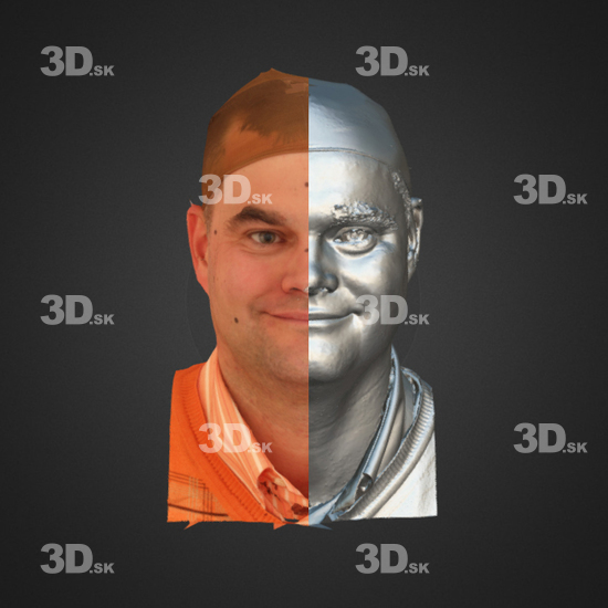 Head Emotions Man White 3D Phonemes And Emotions