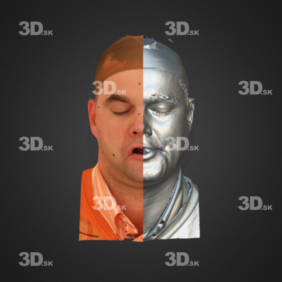 Head Emotions Man White 3D Phonemes And Emotions