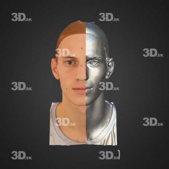 Head Emotions Man White 3D Phonemes And Emotions