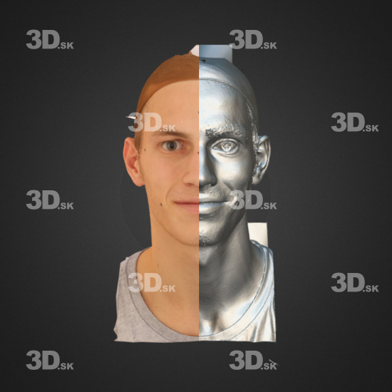 Head Emotions Man White 3D Phonemes And Emotions