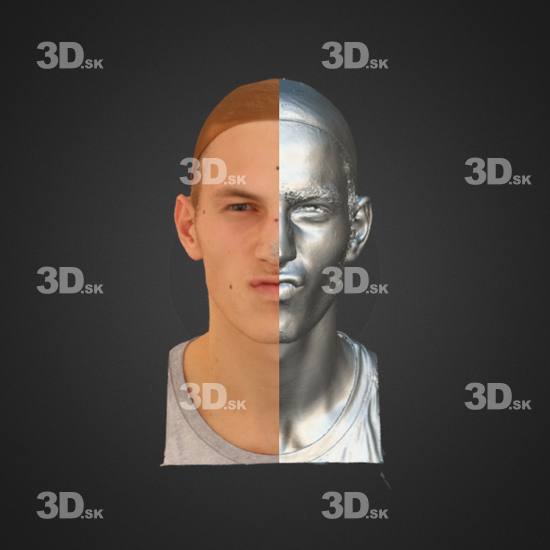 Head Emotions Man White 3D Phonemes And Emotions