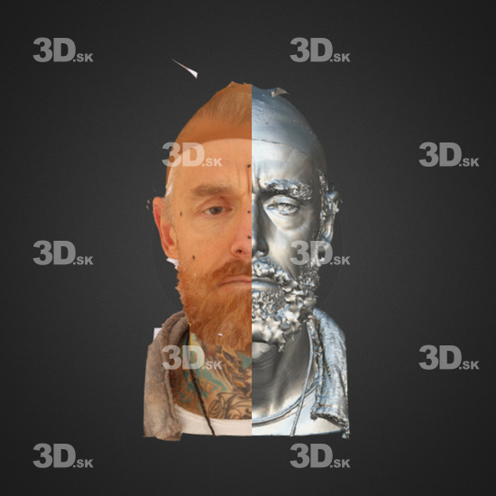 Head Emotions Man White 3D Phonemes And Emotions