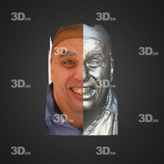 Head Emotions Man White 3D Phonemes And Emotions