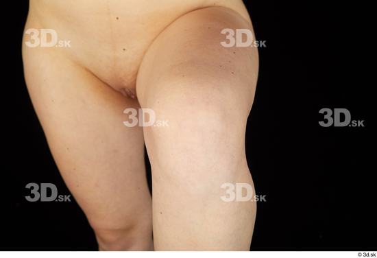 Knee Woman Nude Average Studio photo references