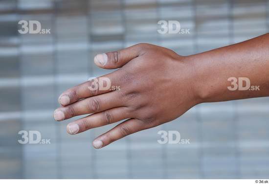 Hand Man White Casual Slim Street photo references