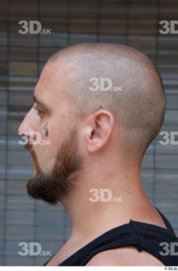 Head Man White Tattoo Casual Average Street photo references