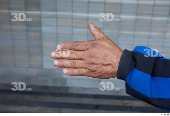 Hand Man White Casual Overweight Street photo references