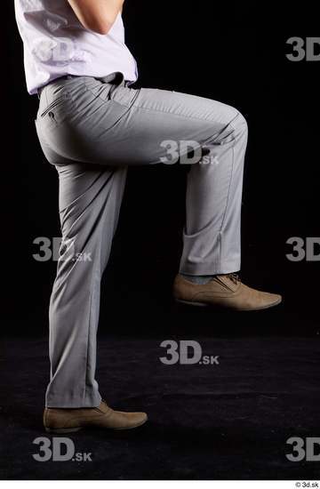 Leg Man White Shoes Trousers Average Studio photo references