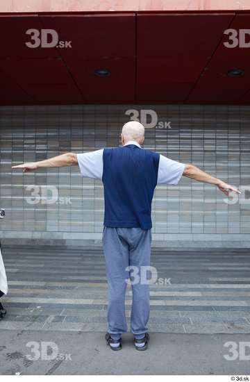 Whole Body Man T poses White Casual Average Standing Street photo references