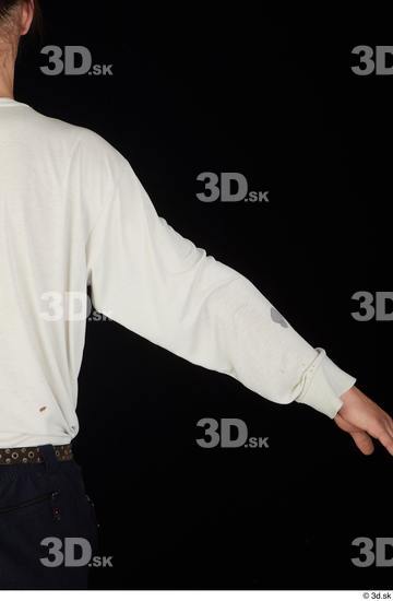 Arm Upper Body Man White Shirt Slim Studio photo references