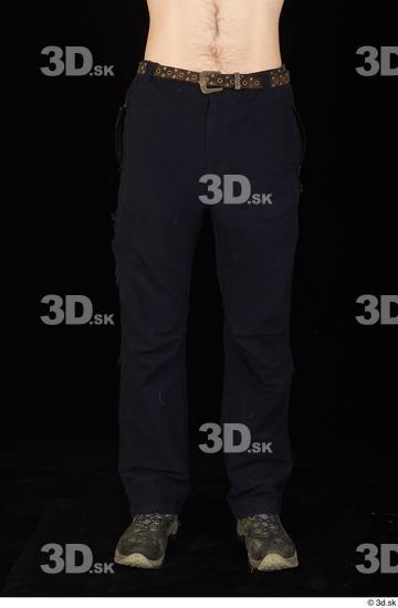 Leg Man White Shoes Trousers Slim Studio photo references