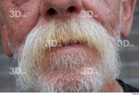 Mouth Man White Casual Average Bearded Street photo references