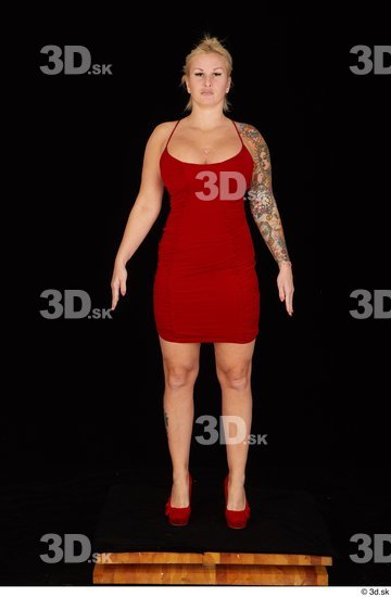 Woman White Chubby Female Studio Poses