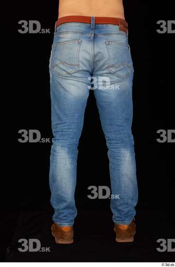 Leg Man White Casual Shoes Jeans Belt Slim Studio photo references