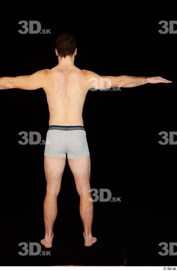 Man White Athletic Male Studio Poses