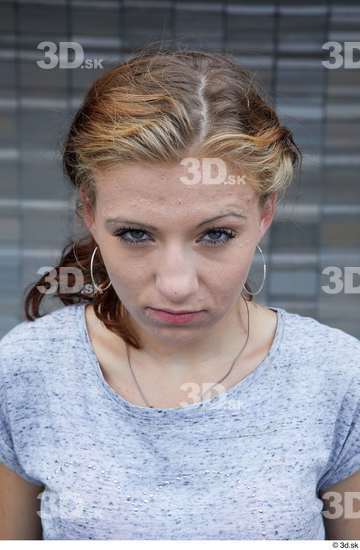 Head Hair Woman White Casual Slim Street photo references