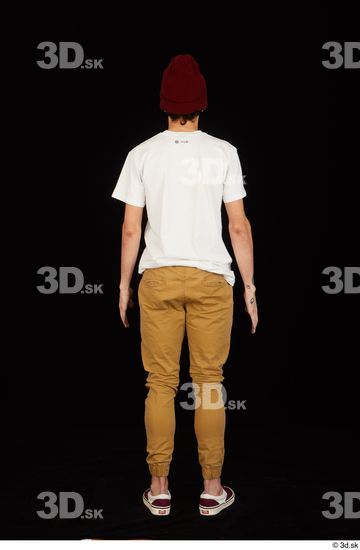 Whole Body Man Caps & Hats Shirt Trousers Slim Standing Studio photo references