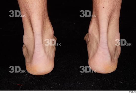 Foot Man Nude Slim Studio photo references