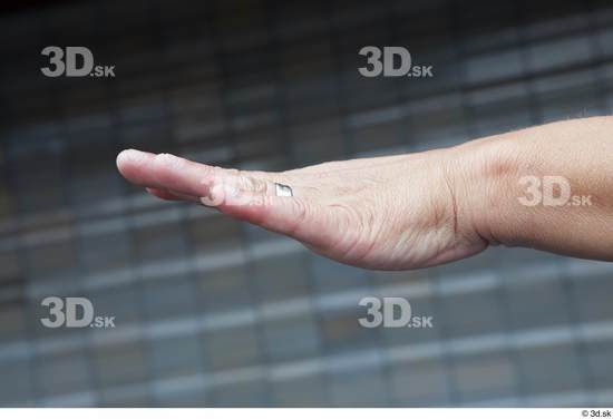 Hand Woman White Casual Chubby Street photo references