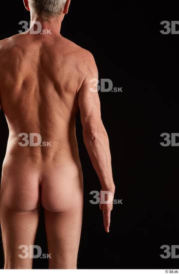 Back Man White Nude Average Studio photo references