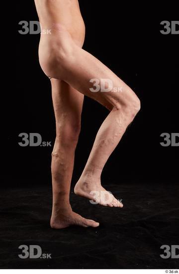 Leg Man White Nude Average Studio photo references