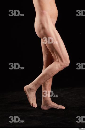 Calf Man White Nude Average Studio photo references