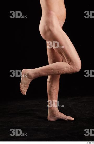 Calf Man White Nude Average Studio photo references